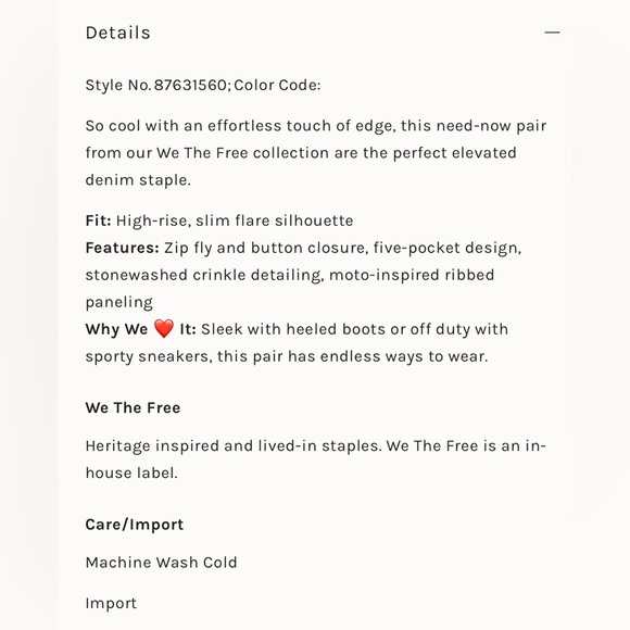 Free People Vector Motor Flare Jeans NWT - Picture 8 of 14